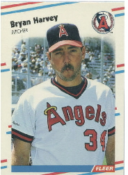 1988 Fleer Update Baseball Cards       014      Bryan Harvey XRC